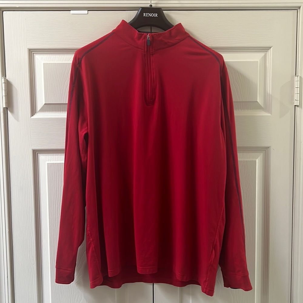 TASC Carrollton 1/4 Zip - Patriotic Red!